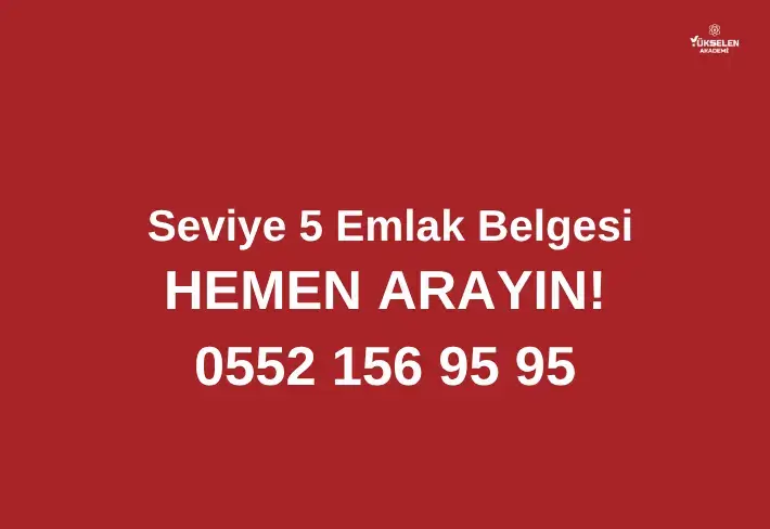 Seviye 5 Emlak Belgesi
