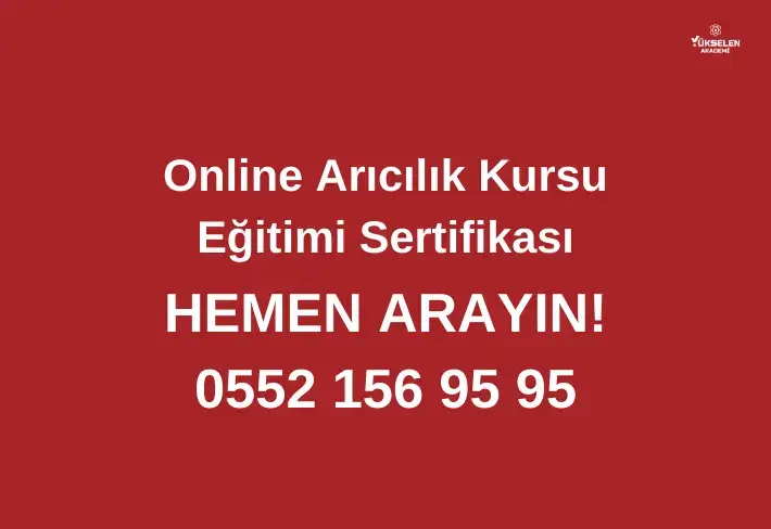 Online Arıcılık Kursu Eğitimi Sertifikası